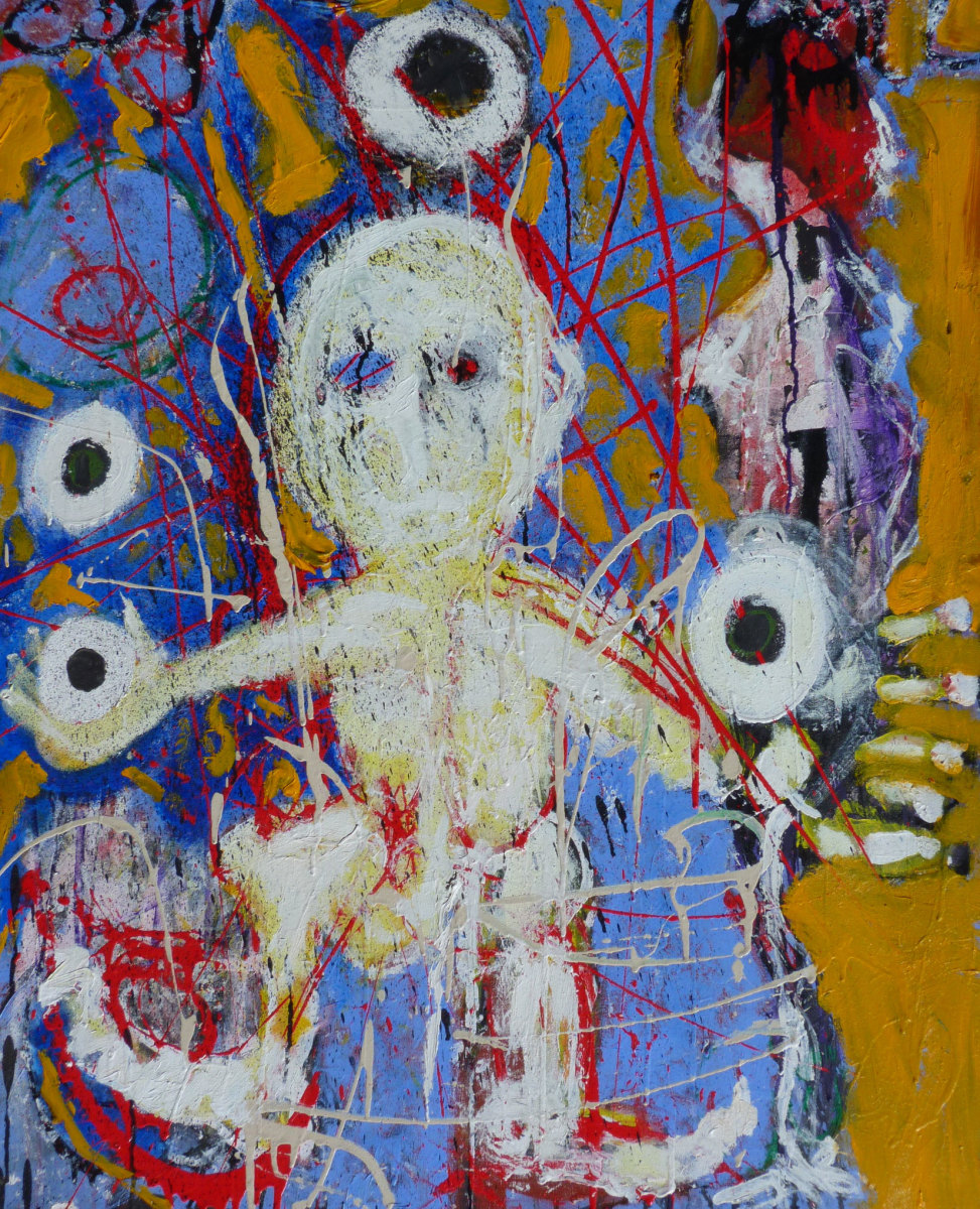 "One Eyed Eyeball Juggler" by Eric David Schultz 