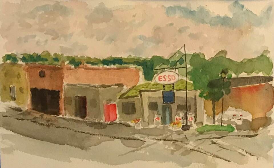 Kensington Gas Station by john macarthur Artwork Archive