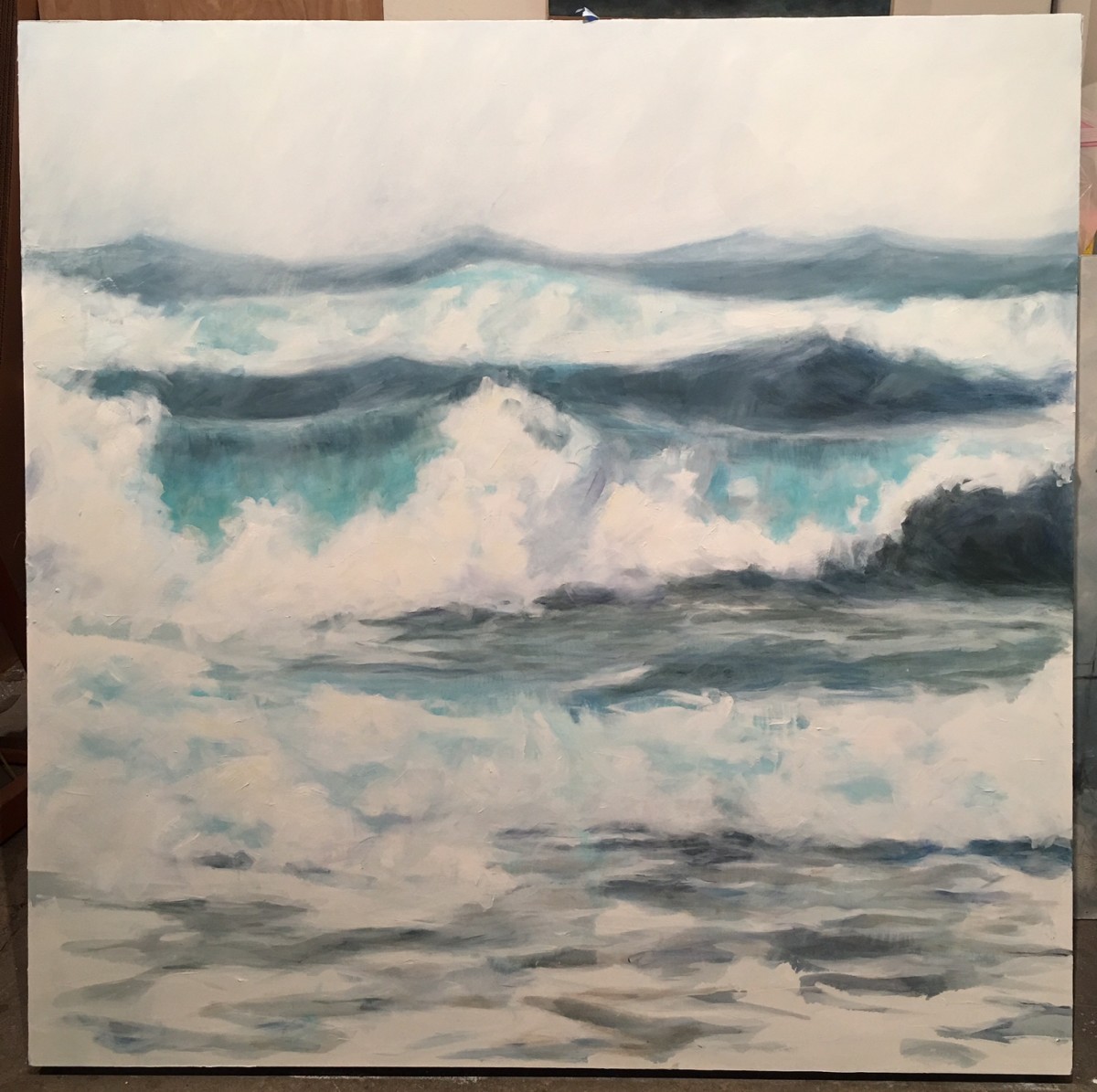 Sea Sky Series: Froth commission by Krista Machovina 