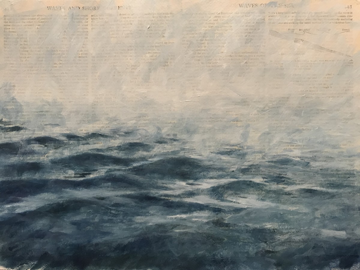 Waves of the ocean by Krista Machovina 