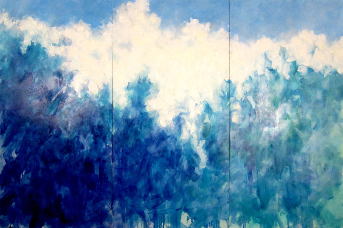 Deluge Series: Triptych by Krista Machovina 