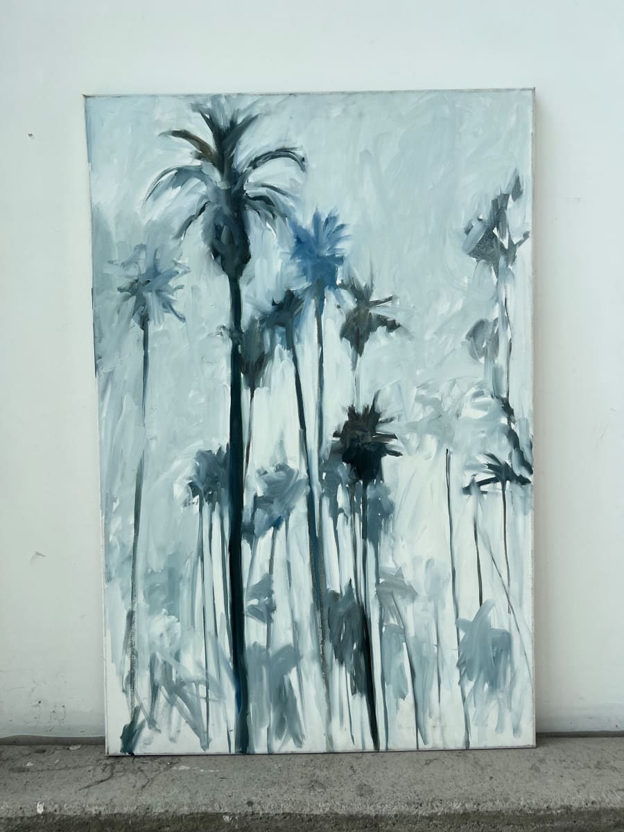 Palms Sketch by Krista Machovina 