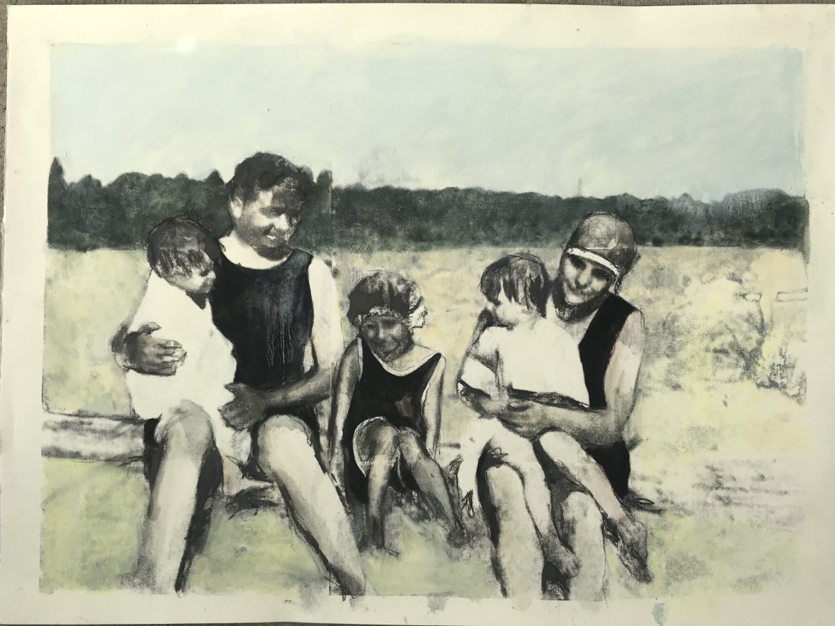 Near and Distant Shores: Young Family by Krista Machovina 