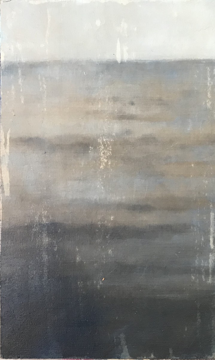 Near and Distant Shores:  Sea Blue Grey by Krista Machovina 