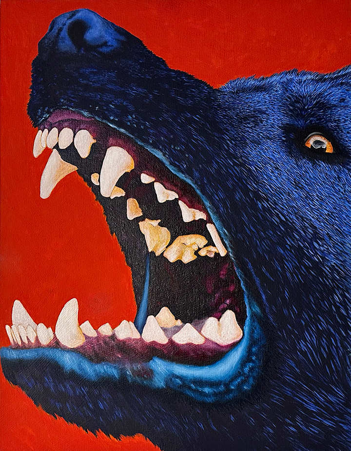 Rabid Blue by Melanie Mandl 