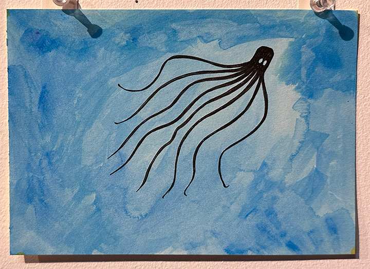 Smol blue octo by Melanie Mandl, Image 6.