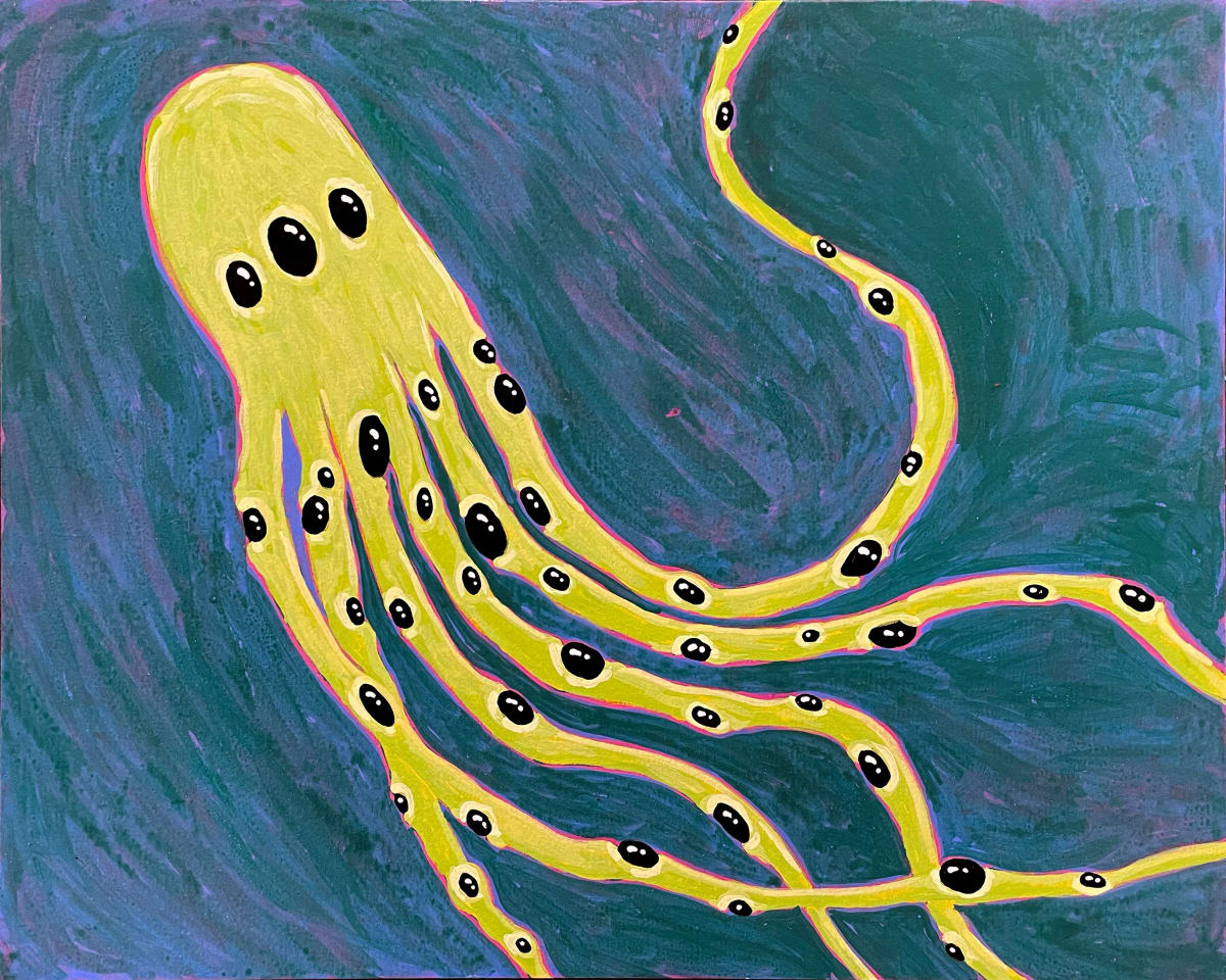 Green Eye Octo by Melanie Mandl 