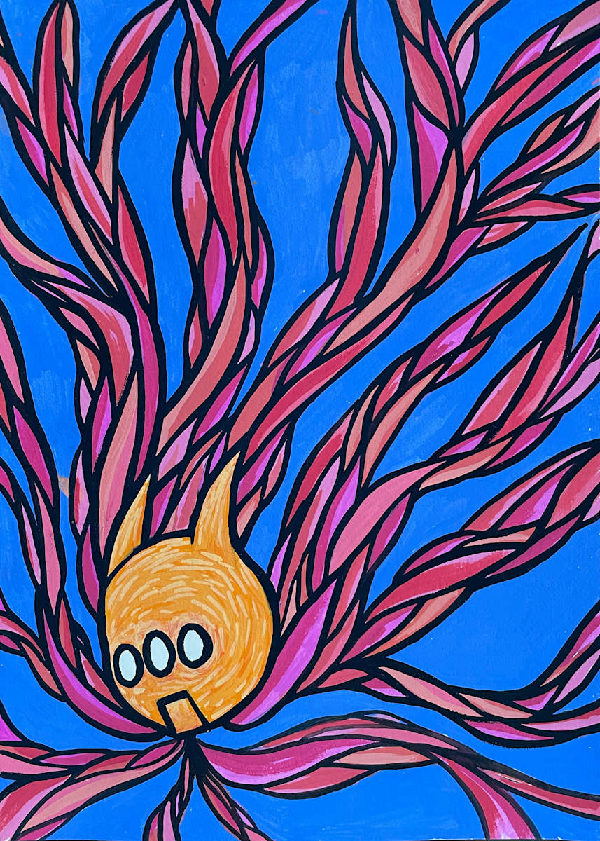 Orange Hornleaf Study by Melanie Mandl, Image 11.