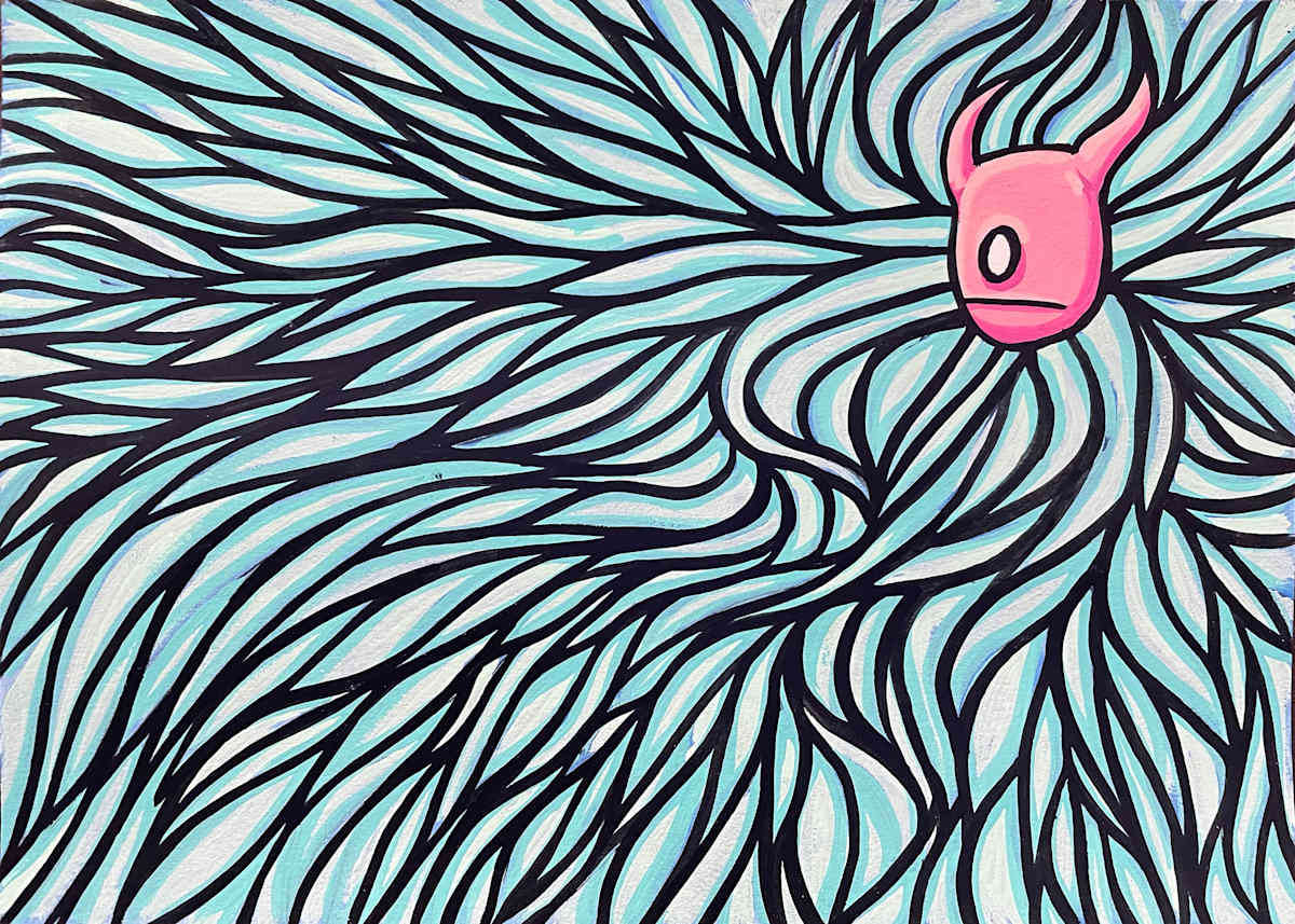 Pink Hornleaf Study by Melanie Mandl, Image 15.