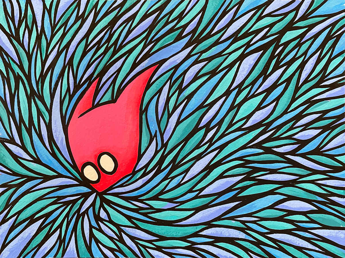 Red Hornleaf Study by Melanie Mandl, Image 2.