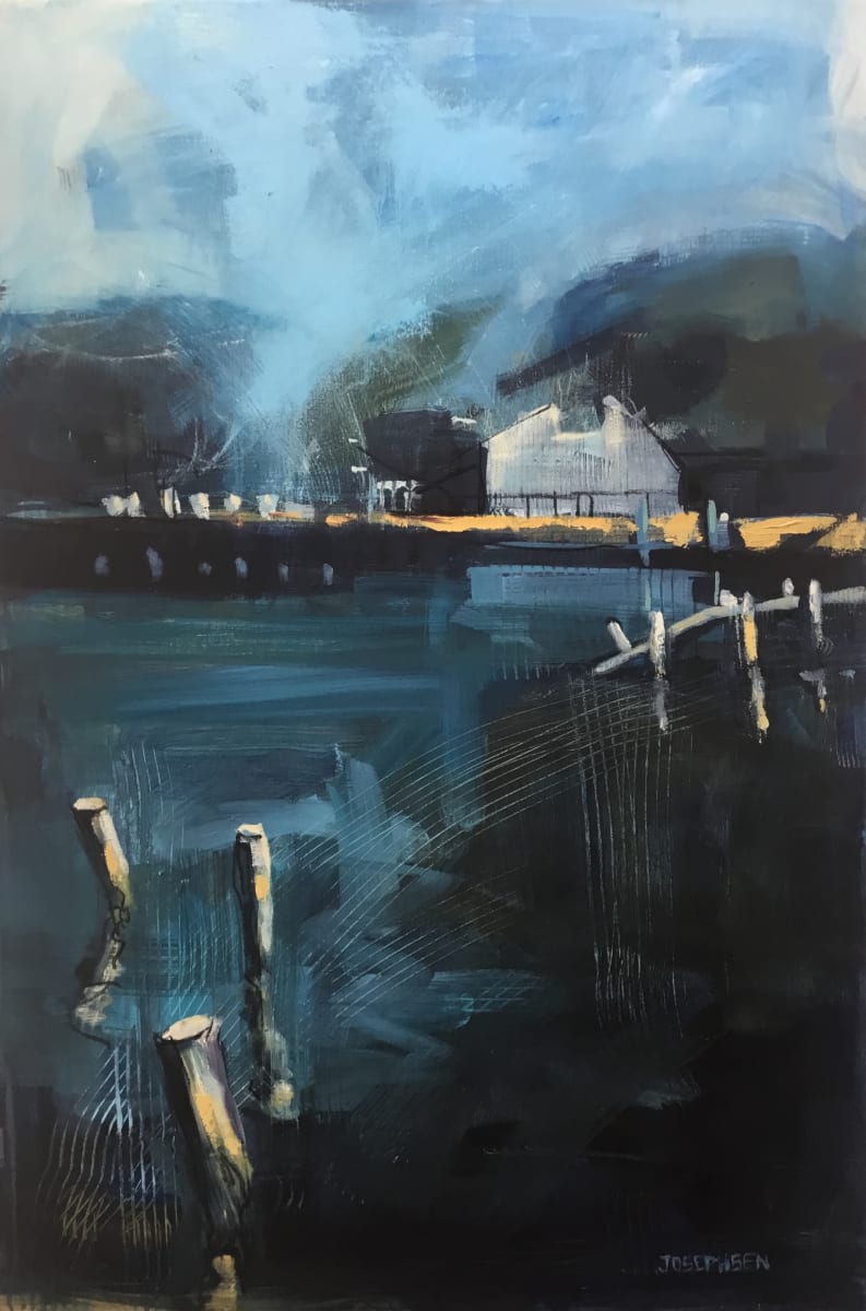 Berry's Bay #1 by Josephine Josephsen  Image: Painting local scenes in Covid times