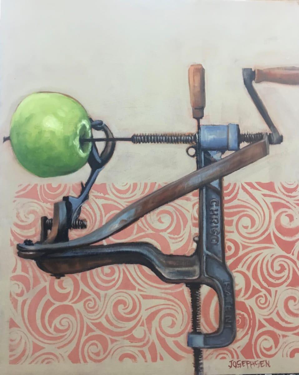 Chriso Apple Peeler Cast Iron Gadgets by Josephine Josephsen  Image: Kitchen gadgets made in England in the 1920's
