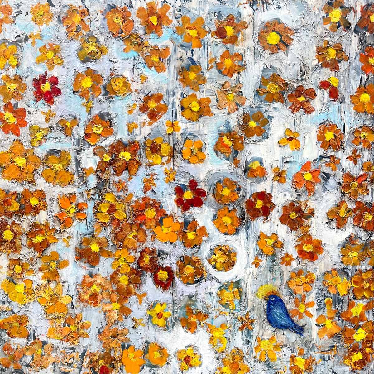 Marigold Garland Wall, Image 1.
