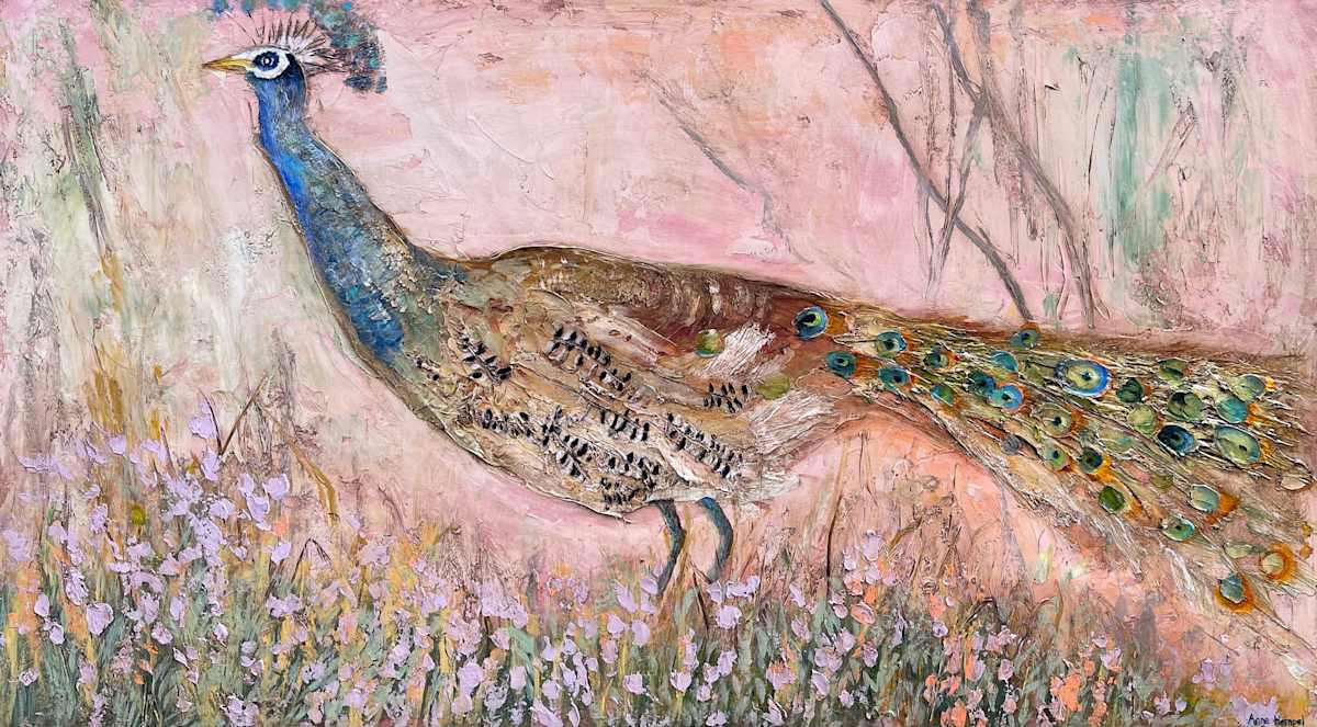 Prancing Peacock by Anne Hempel, Image 1.