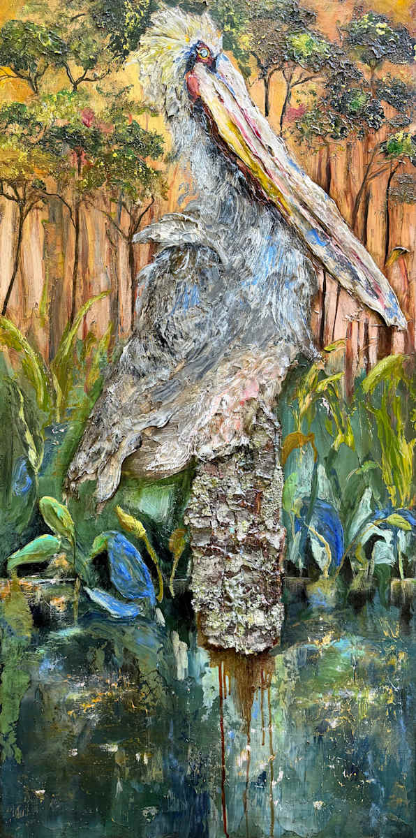 Pelican Perched by Anne Hempel, Image 1.