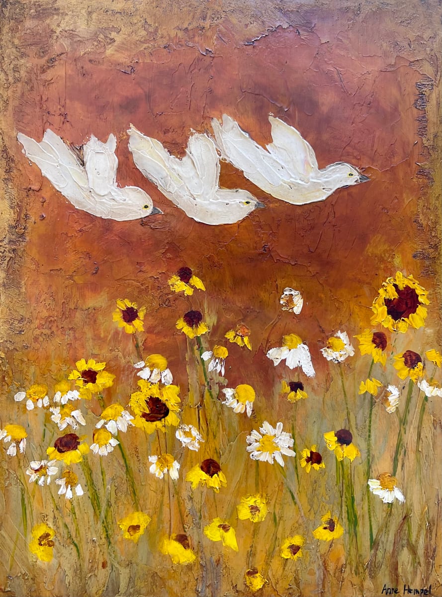 Skimming Wildflowers by Anne Hempel 