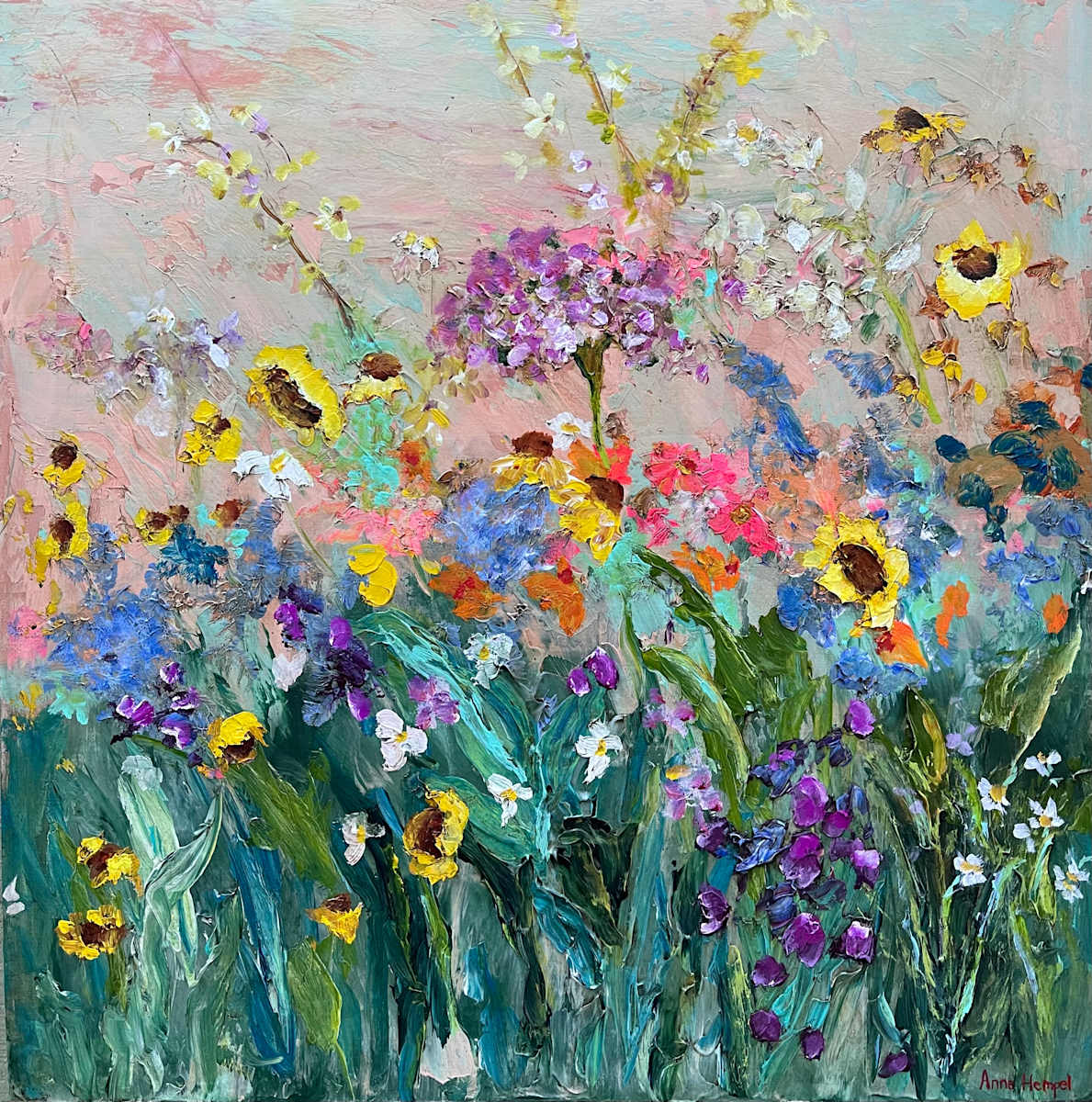 Side of the Road Wildflowers #2 by Anne Hempel 