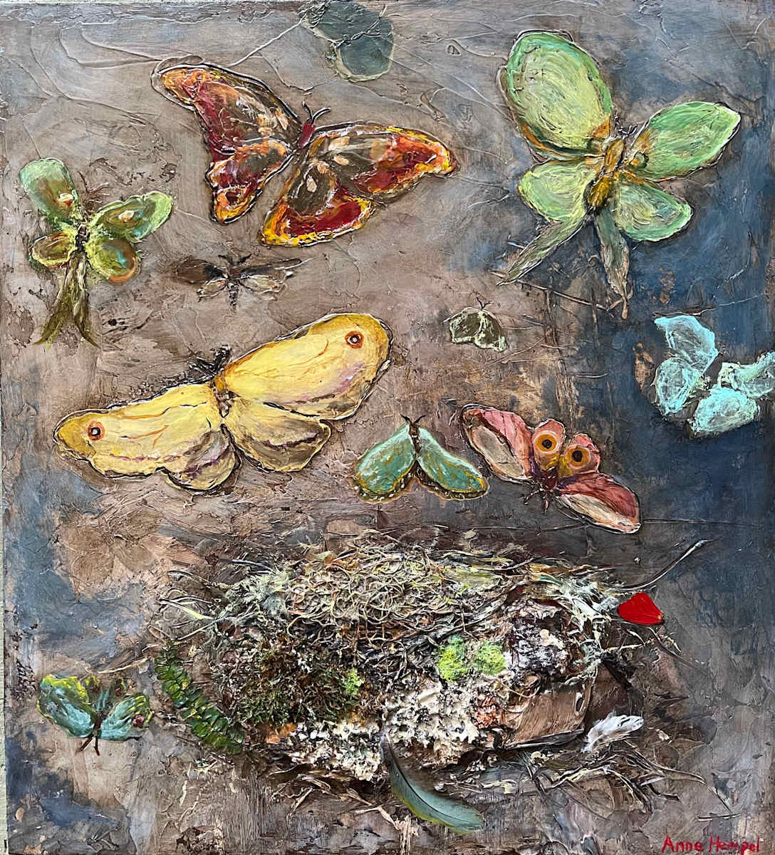 Moths Rising by Anne Hempel 