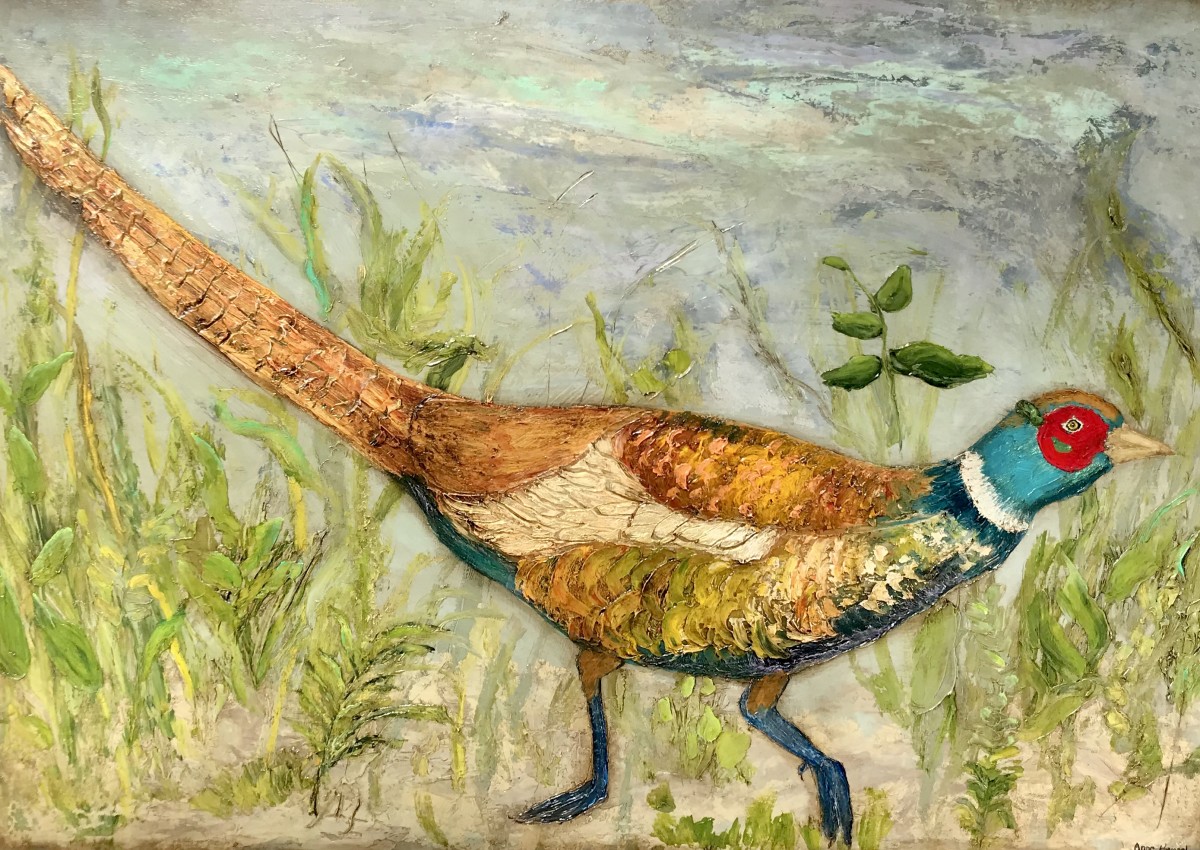 Pheasant on a Stroll by Anne Hempel, Image 1.