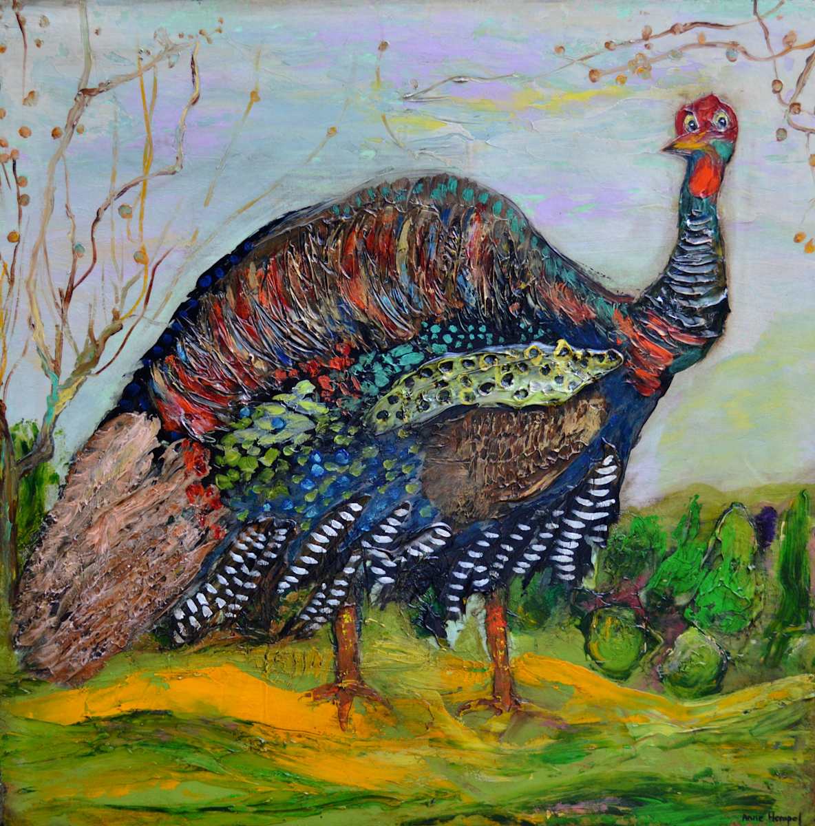 Turkey Lookin Around by Anne Hempel, Image 1.