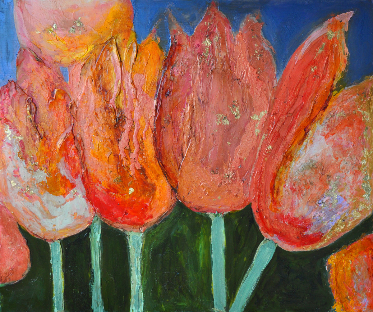 Morning Tulips by Anne Hempel 