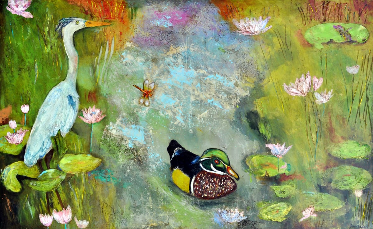 On Litszinger Pond by Anne Hempel 