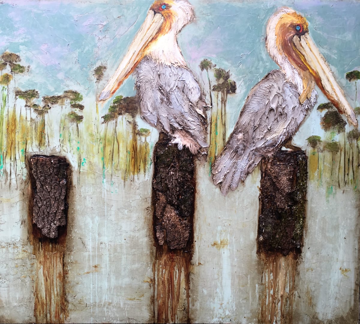 Pelican's Perch by Anne Hempel 