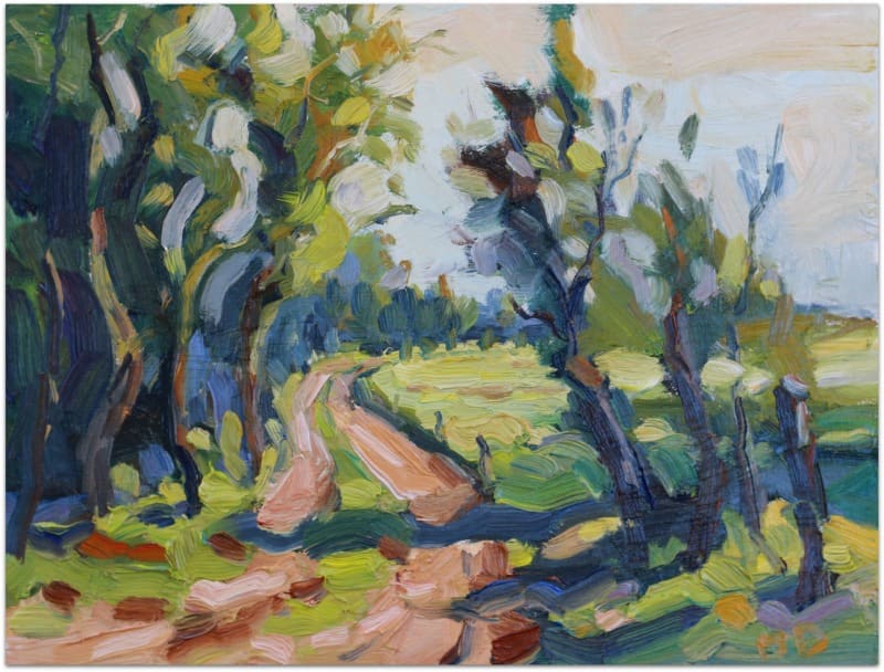 Country Lane by Malcolm Dewey 