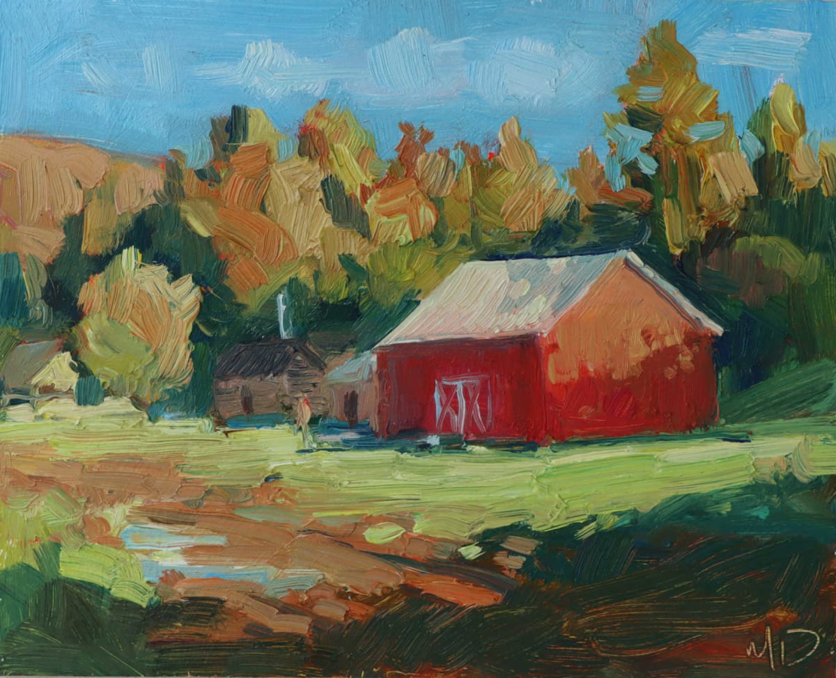 Red Barn by Malcolm Dewey 