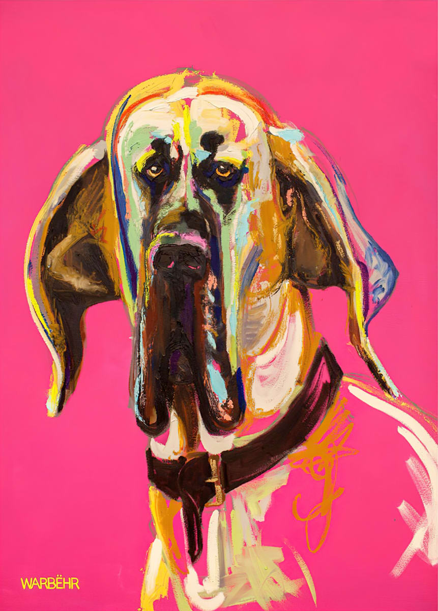 Hound on Magenta 