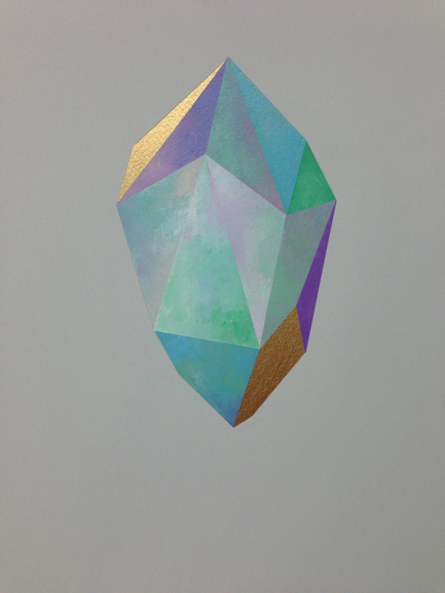 Gold Crystal 65 by rebecca chaperon 