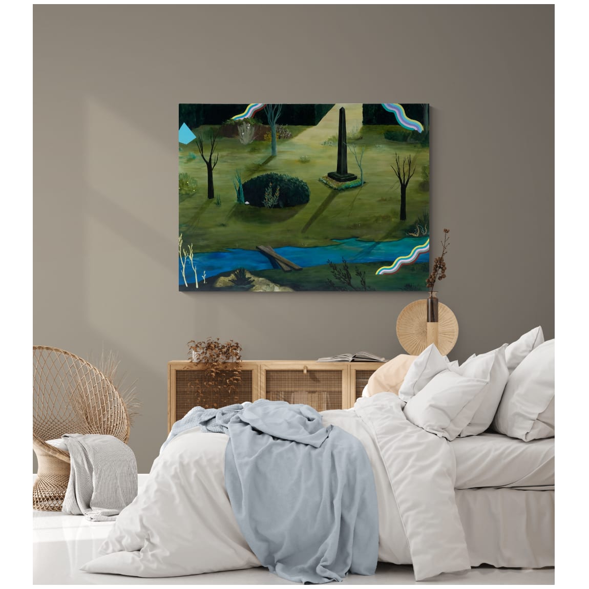 Obelisk Garden by rebecca chaperon 