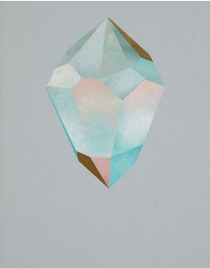 Gold Crystal 59 by rebecca chaperon 