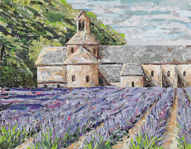 Lavender Field in Provence by Gina Torkos 