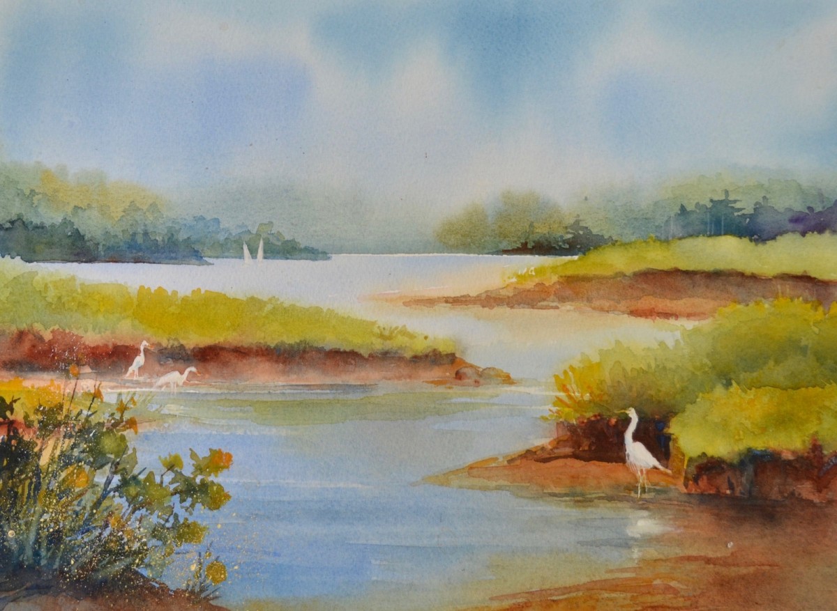 Marsh View by Mary Wojciechowski 