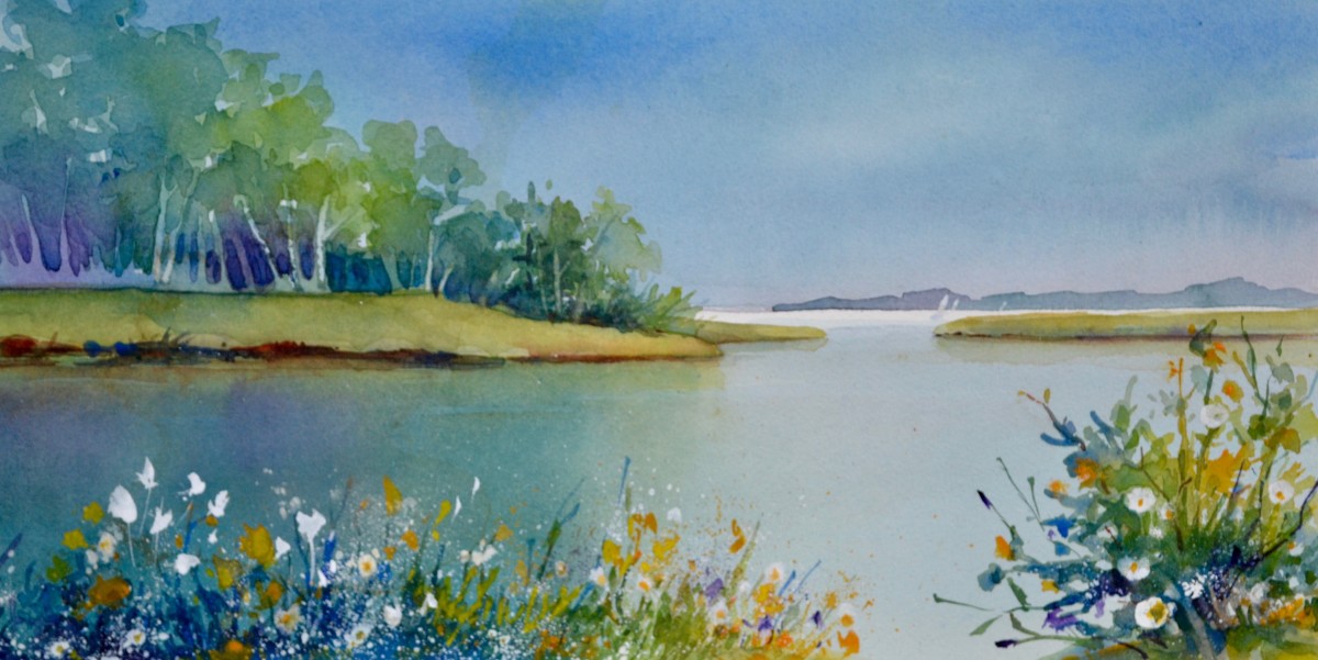 Bayside Stroll at Paw Wah by Mary Wojciechowski 