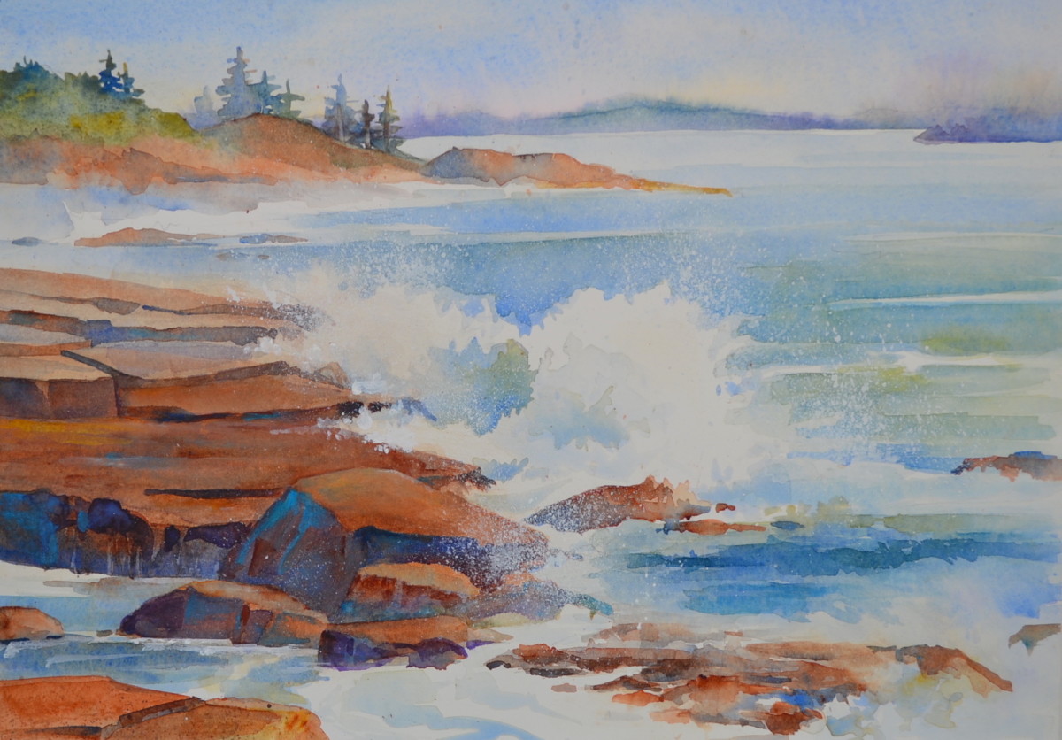 Along the Rocky Coast by Mary Wojciechowski 