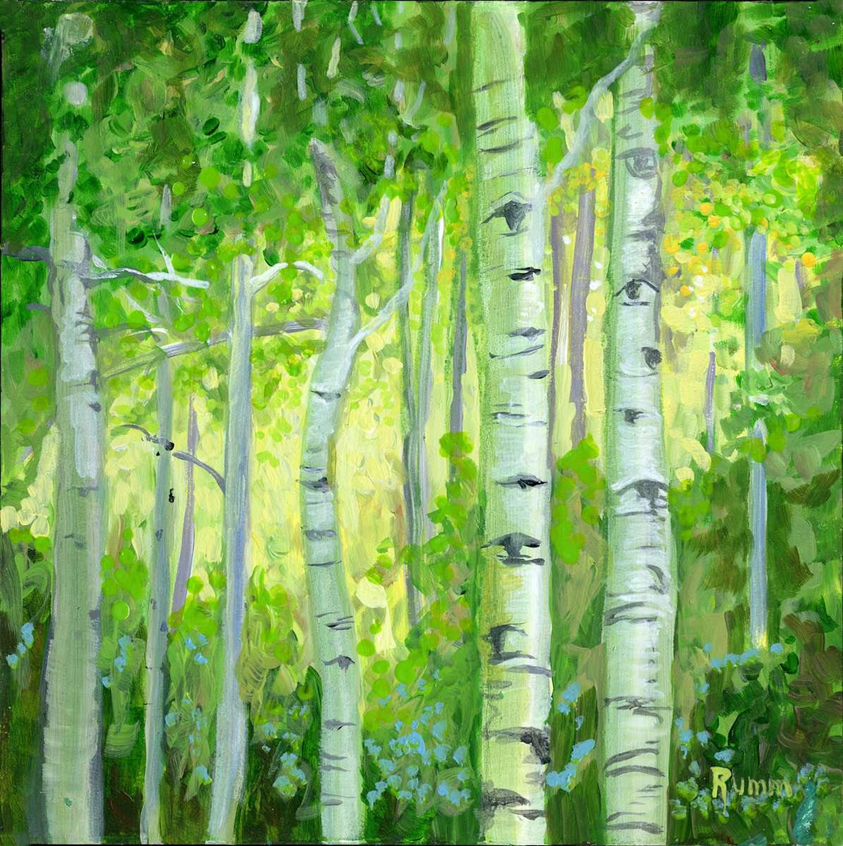 Dreamweaving - Aspen Grove 1 by Faith Rumm  Image: Dreamweaver dream