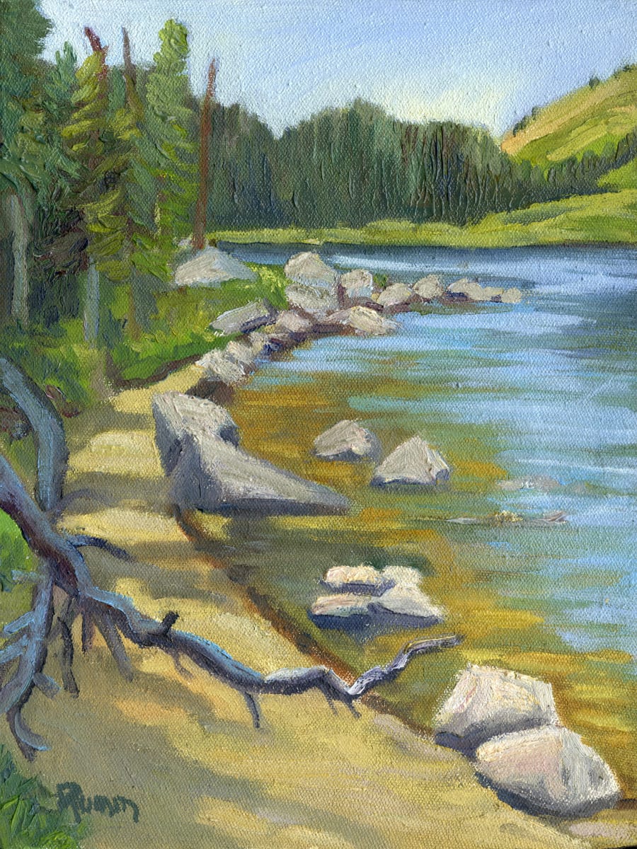 Beartooth Lake Beach by Faith Rumm 