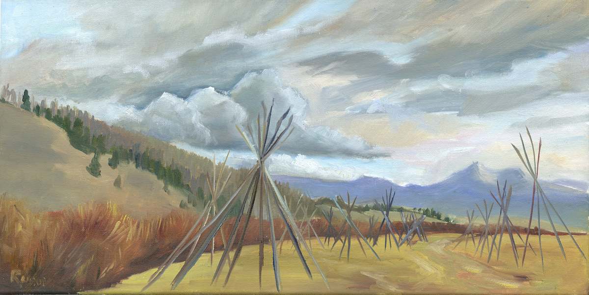 Unfinished Story $5, Memorial at Big Hole by Faith Rumm 