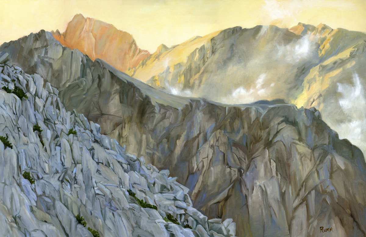 Breaking Storm (Mt. Humphreys from Lamark Col) by Faith Rumm, Image 1.