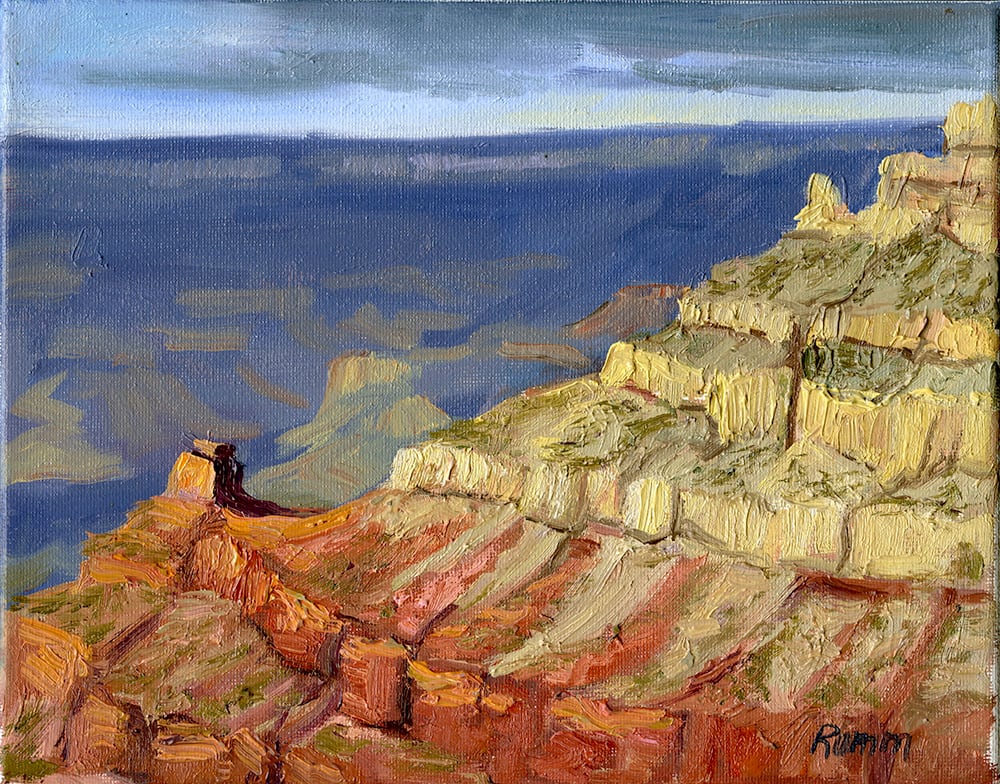 Cedar Ridge from South Rim Grand Canyon by Faith Rumm 