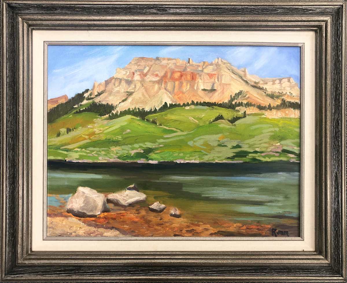 Clay Butte Above Beartooth Lake by Faith Rumm, Image 1.