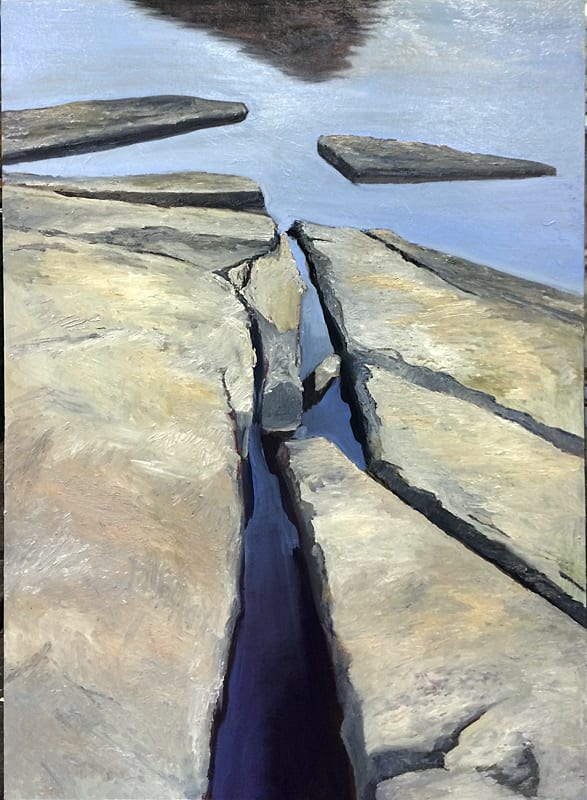Fractures  1 (Tarns near westside Whitney ascent) by Faith Rumm, Image 1.
