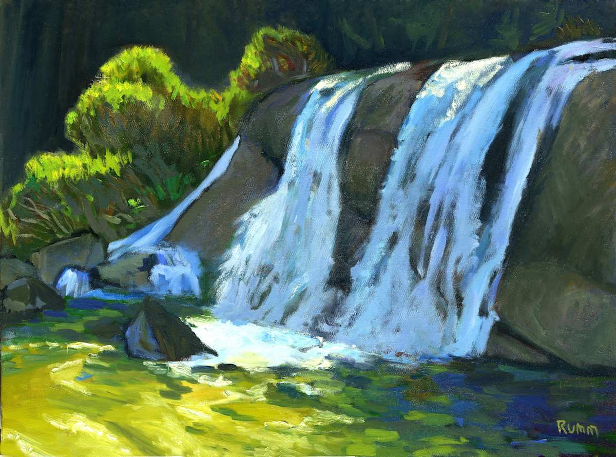 Hidden Waterfall (Rock Creek near Cottonwood) by Faith Rumm, Image 1.
