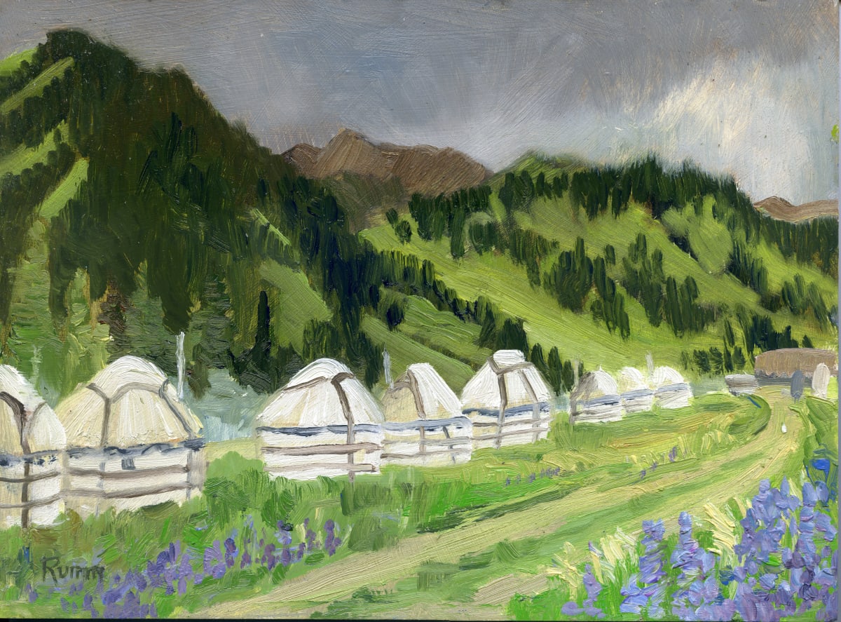K Yurt Camp at Karkyra by Faith Rumm 