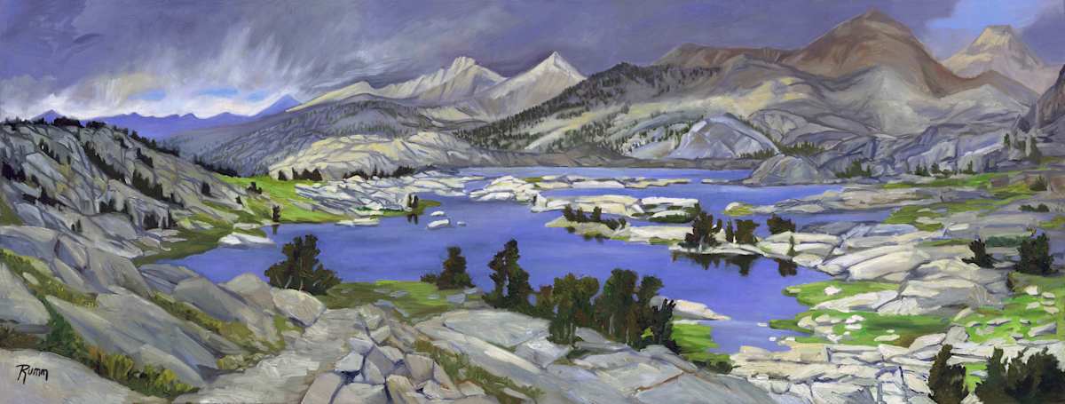 Variable Skies, Chance of Thundershowers (Marie Lake) by Faith Rumm, Image 1.