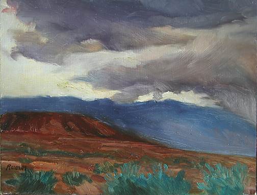 Owens Valley Storm No #1 by Faith Rumm, Image 1.