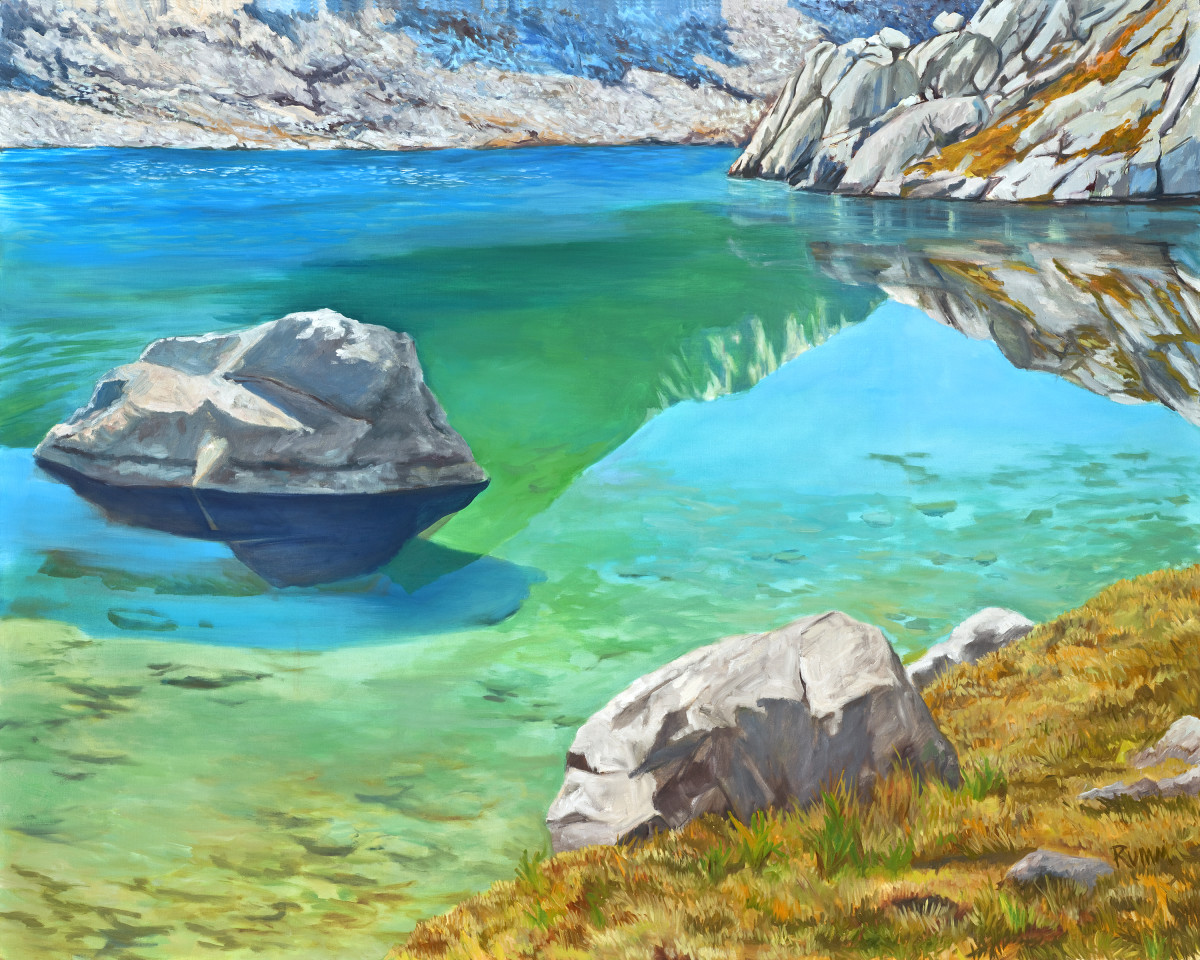 Sapphire Lake (Evolution Basin) by Faith Rumm 