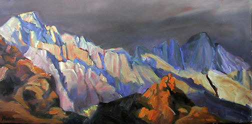 Eerie Light on Lone Pine Peak by Faith Rumm, Image 1.